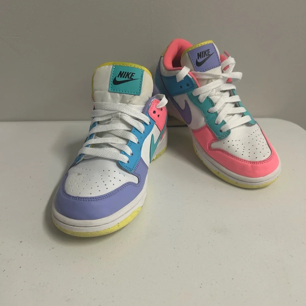 Nike Kids Sneakers - Pink, Blue, Purple, White - Picture 4 of 10